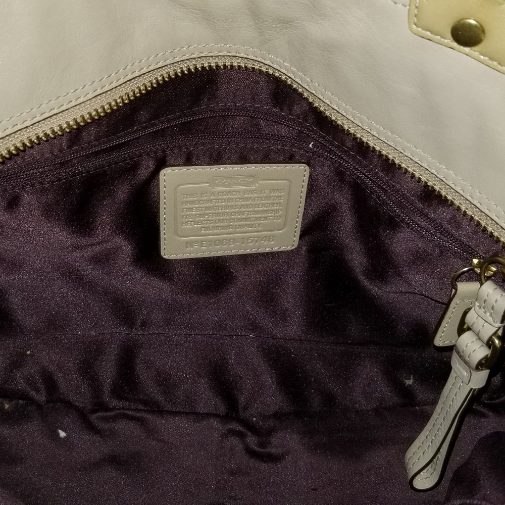 Authentic Coach Tote - image 8